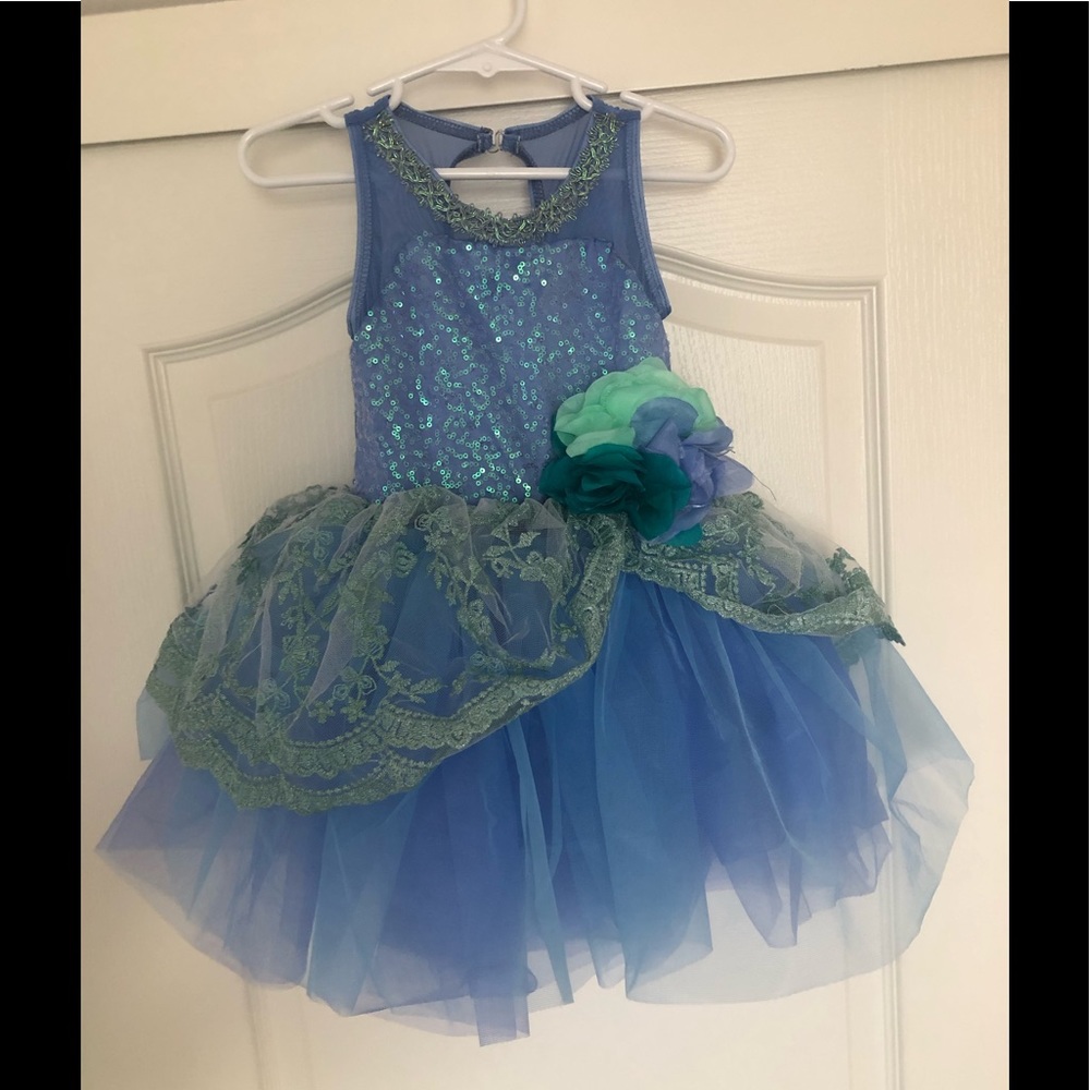 Girls Dress Wedding Dance Costume